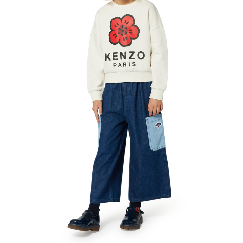 Fleece sweater KENZO KIDS 
                        GIRL