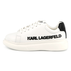 Leren sneakers met veters KARL LAGERFELD KIDS 
                    UNISEX