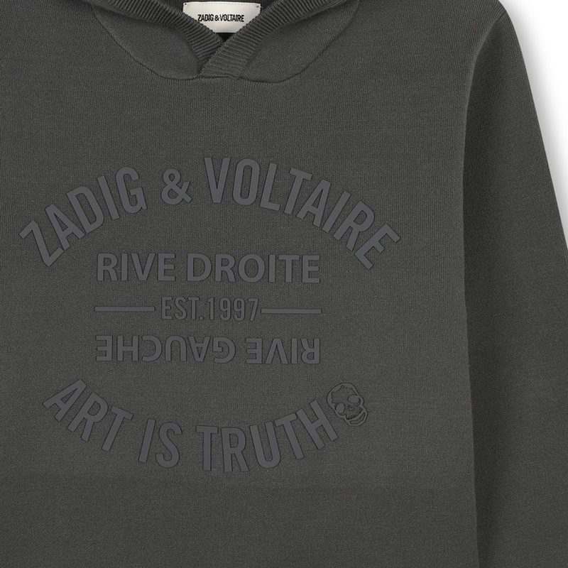 Trui van tricot met capuchon ZADIG VOLTAIRE 
                        BOY