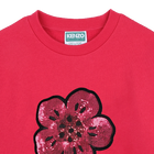 Sweatshirt jurk met ballonmouwen KENZO KIDS 
                    GIRL