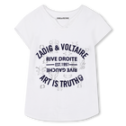 T-shirt met Tunesische kraag ZADIG VOLTAIRE 
                    GIRL