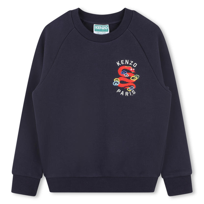 Sweater van fleecstof KENZO KIDS 
                        UNISEX