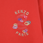 Rechte jurk met borduursel KENZO KIDS 
                    GIRL