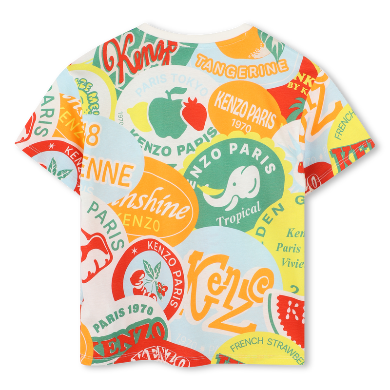 Katoenen T-shirt, korte mouwen KENZO KIDS 
                        BOY