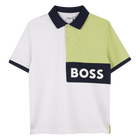 Katoenen polo en short BOSS 
                    BOY