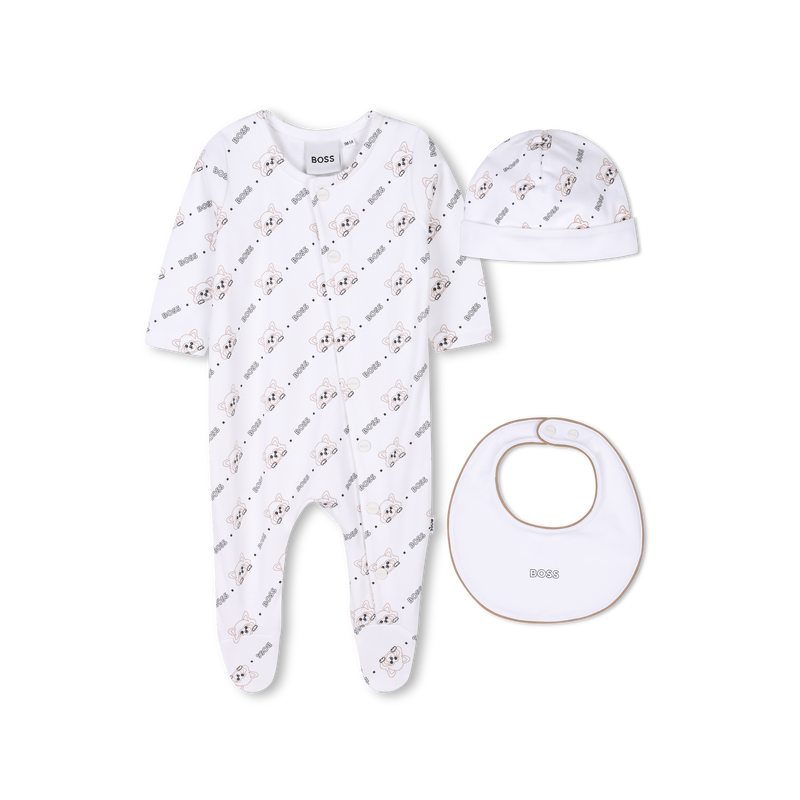 Setje van pyjama en muts BOSS 
                        UNISEX