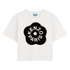 Bedrukt t-shirt met reli&euml;f KENZO KIDS 
                    GIRL
