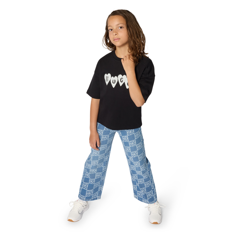 T-shirt met korte mouwen HUGO 
                        GIRL
