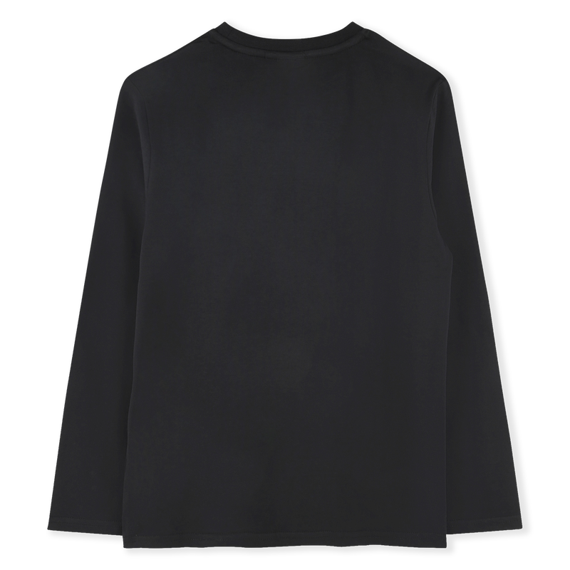 T-SHIRT MET LANGE MOUWEN BOSS 
                        BOY