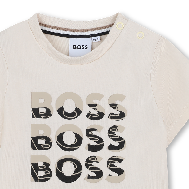 T-shirt met korte mouwen BOSS 
                        BOY