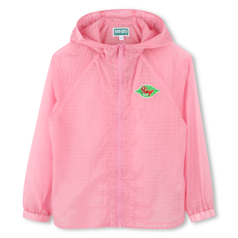 Windjack met capuchon KENZO KIDS 
                        GIRL