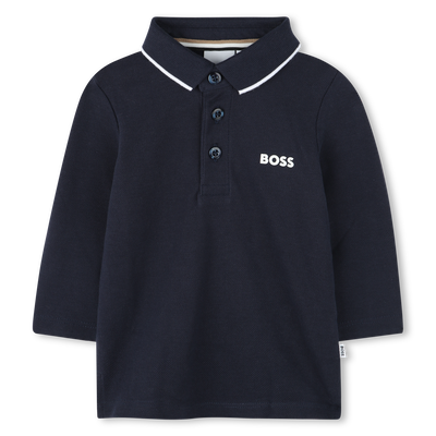 Polo van katoenpiqué BOSS BOY