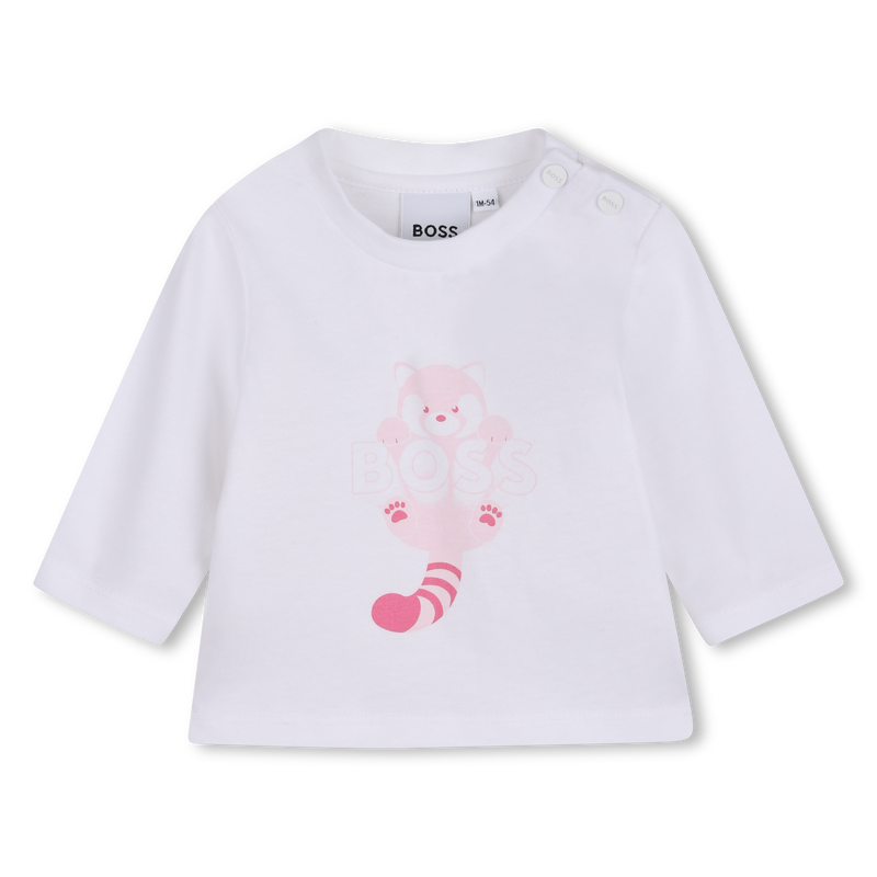 T-shirt met lange mouwen BOSS 
                        GIRL