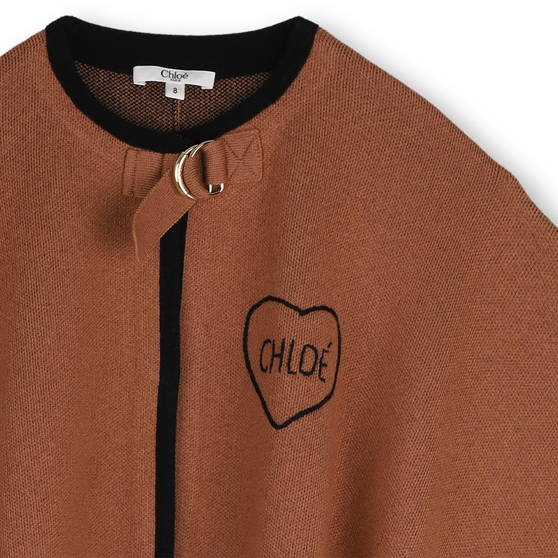 Gebreide cape CHLOE 
                        GIRL