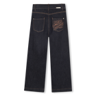 Denim broek KARL LAGERFELD KIDS 
                    GIRL