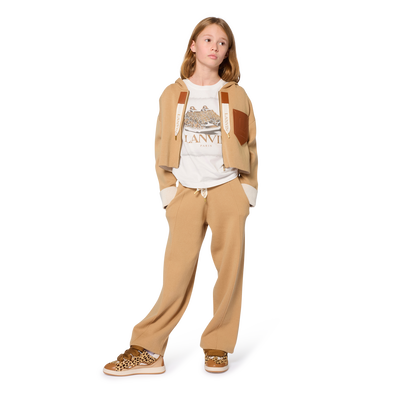 Gebreid vest met capuchon LANVIN GIRL