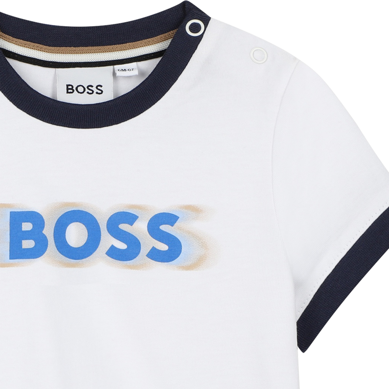 T-shirt met korte mouwen BOSS 
                        BOY