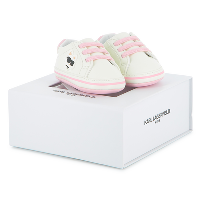 Faux sneakers KARL LAGERFELD KIDS MEISJE