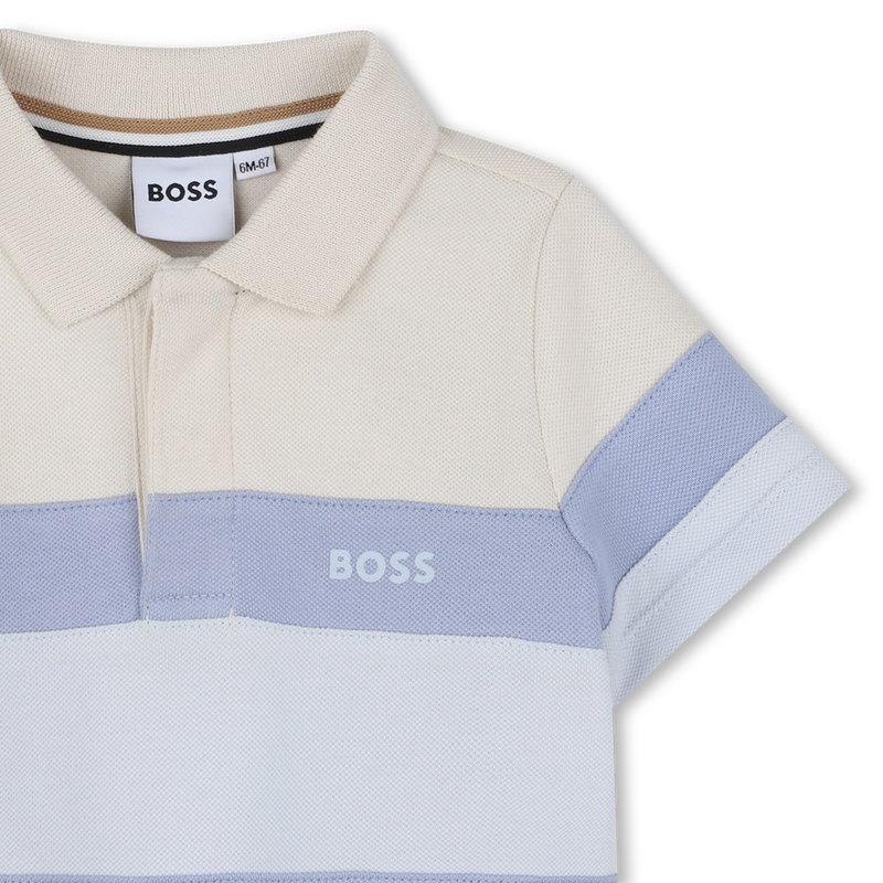POLOSHIRT MET KORTE MOUWEN BOSS 
                        BOY
