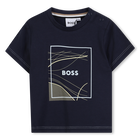 T-shirt met korte mouwen BOSS 
                    BOY