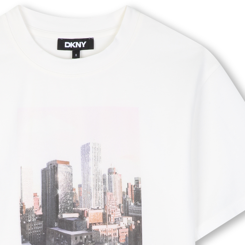 T-shirt met korte mouwen DKNY 
                        GIRL