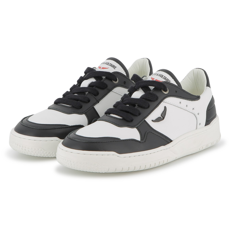 Rundlederen vetersneakers ZADIG & VOLTAIRE 
                        UNISEX