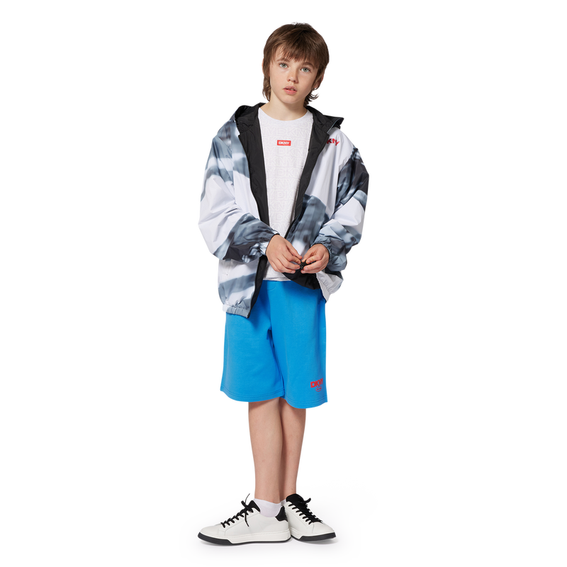 Bermuda van fleece katoen DKNY 
                        BOY