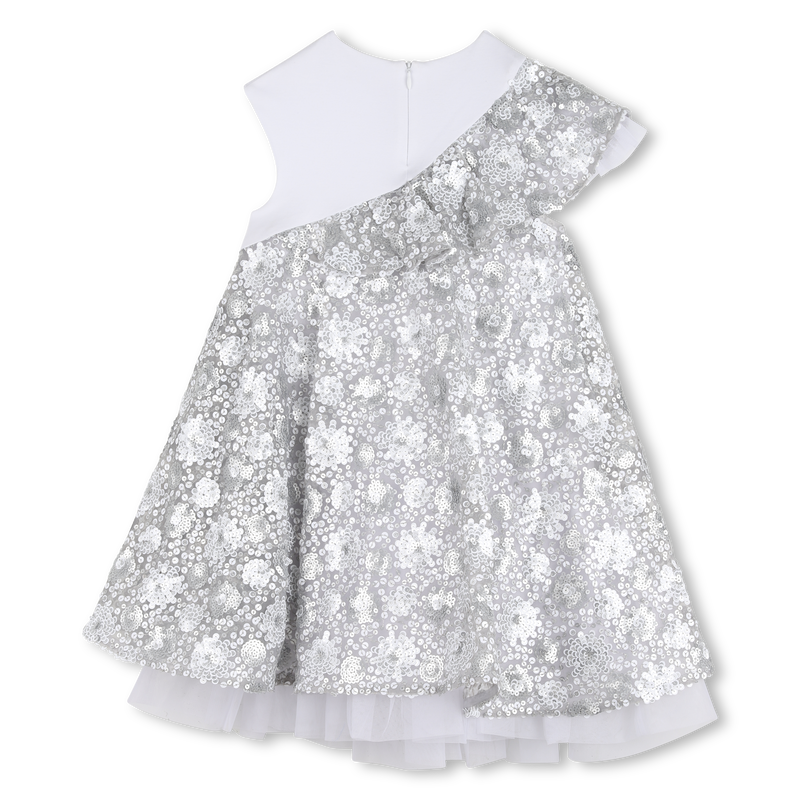 BI-MATERIAAL CEREMONI&Euml;LE JURK KARL LAGERFELD KIDS 
                        GIRL