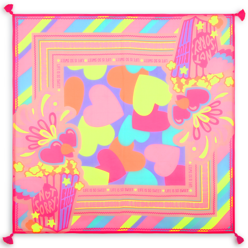 Vierkante sjaal met print BILLIEBLUSH 
                        GIRL
