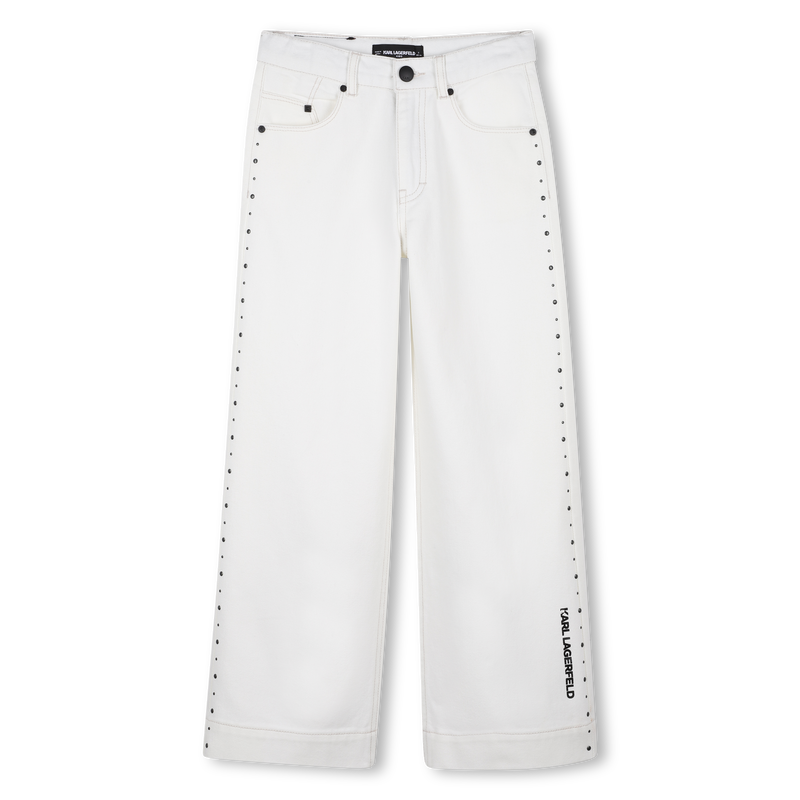 GE&Iuml;LLUSTREERDE BROEK KARL LAGERFELD KIDS 
                        GIRL