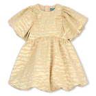 Feestjurk en scrunchie KENZO KIDS 
                    MEISJE