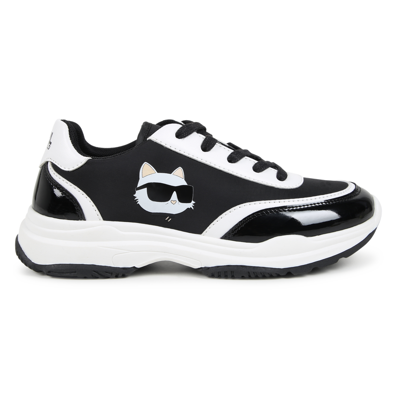 Sneakers met veters KARL LAGERFELD KIDS 
                        GIRL