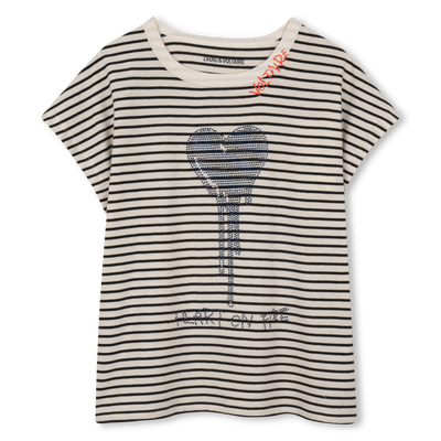 T-SHIRT MET KORTE MOUWEN ZADIG & VOLTAIRE GIRL