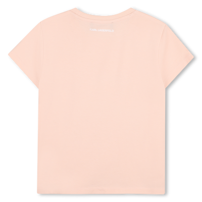 T-shirt met korte mouwen KARL LAGERFELD KIDS GIRL