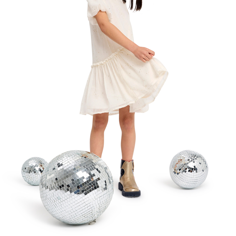 Gevoerde jurk van cr&ecirc;pe BILLIEBLUSH 
                        GIRL