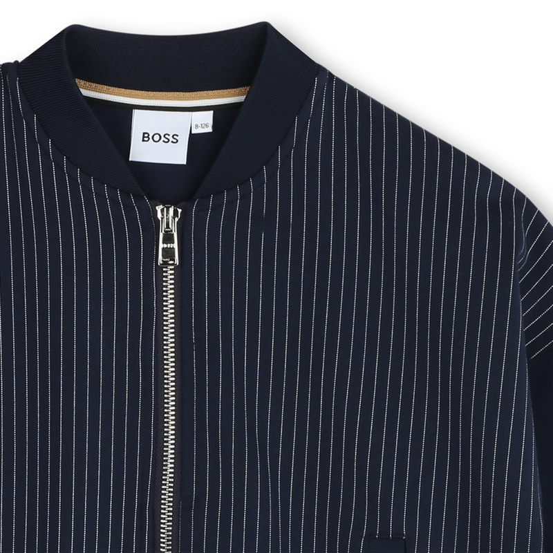 Vest met ritssluiting en zakken BOSS 
                        GIRL