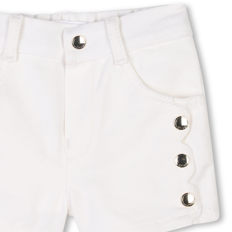 Short van katoenen keperstof CHLOE 
                        GIRL