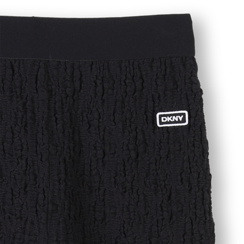 Wijde broek van wafelstof DKNY 
                        GIRL