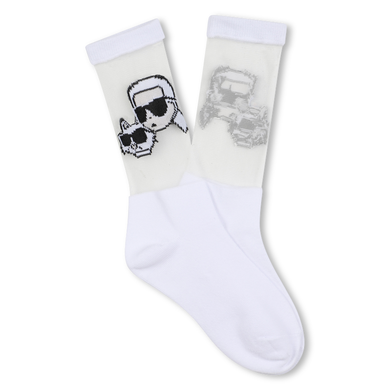 Halfhoge sokken KARL LAGERFELD KIDS 
                        GIRL