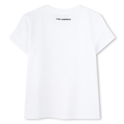 T-SHIRT KORTE MOUWEN KARL LAGERFELD KIDS GIRL