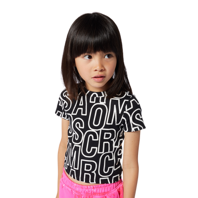 Kort T-shirt met print MARC JACOBS GIRL
