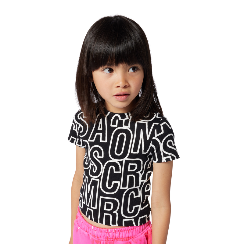 Kort T-shirt met print MARC JACOBS 
                        GIRL