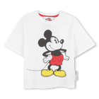 Katoenen T-shirt Mickey, WIT, hi-res