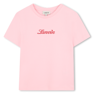 T-SHIRT MET KORTE MOUWEN LANVIN GIRL