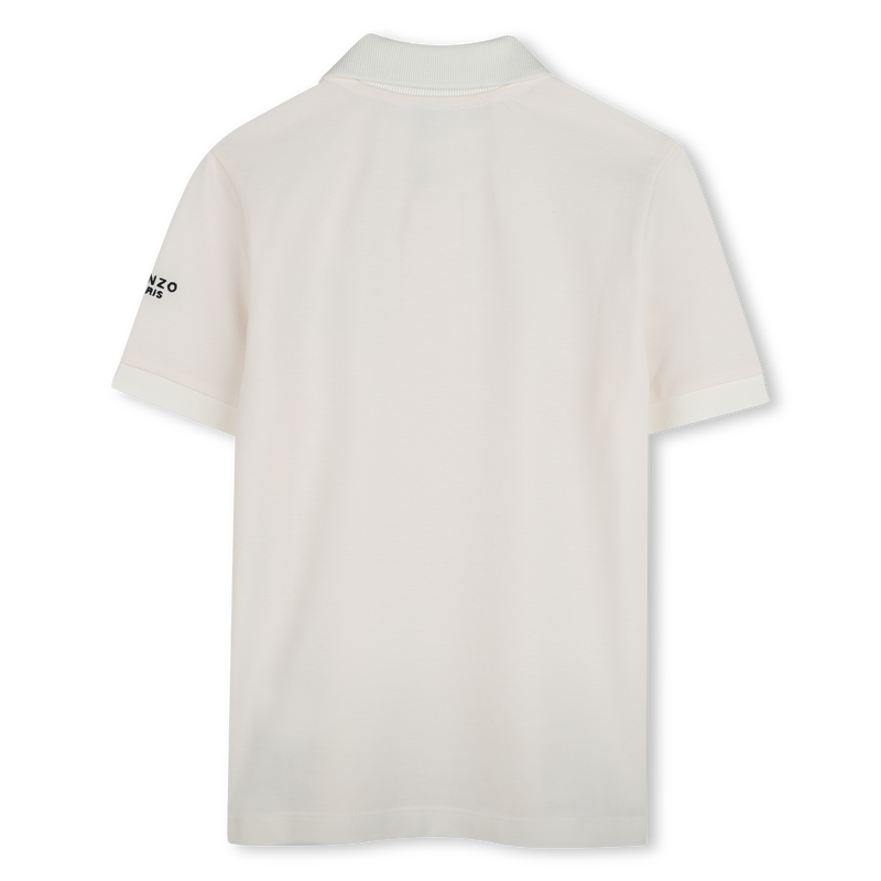 Katoenen polo met korte mouwen KENZO KIDS 
                        UNISEX
