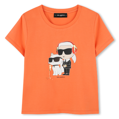 T-SHIRT KORTE MOUWEN KARL LAGERFELD KIDS GIRL