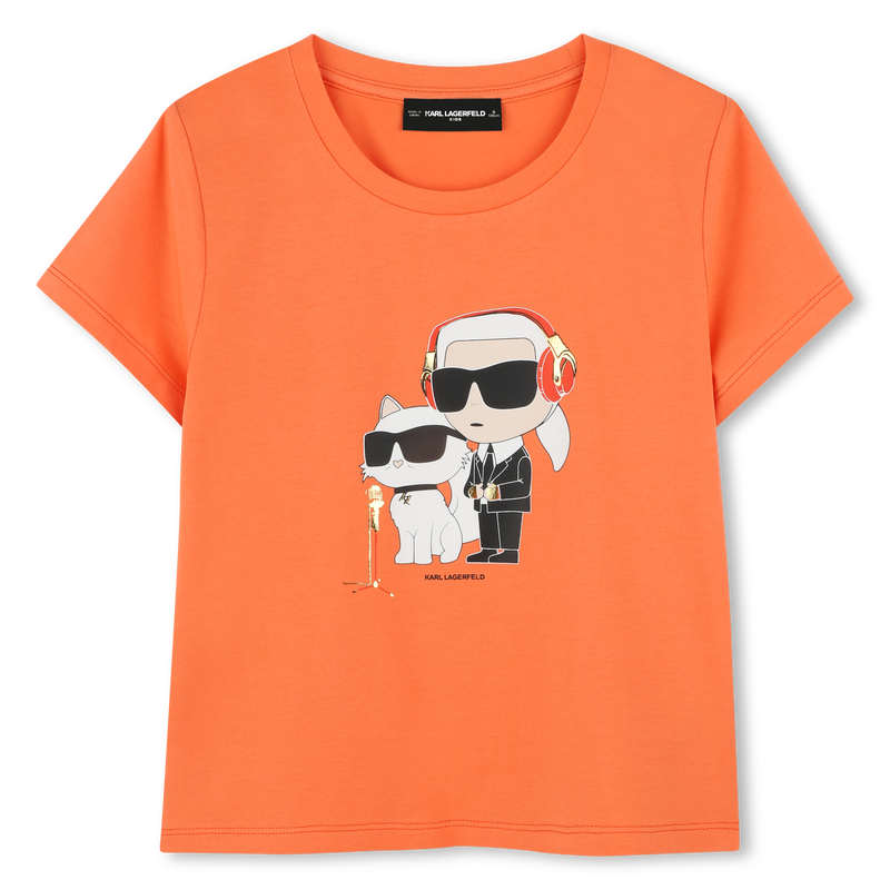 T-SHIRT KORTE MOUWEN KARL LAGERFELD KIDS 
                        GIRL