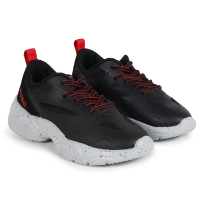 Stoffen sneakers met veters HUGO BOY