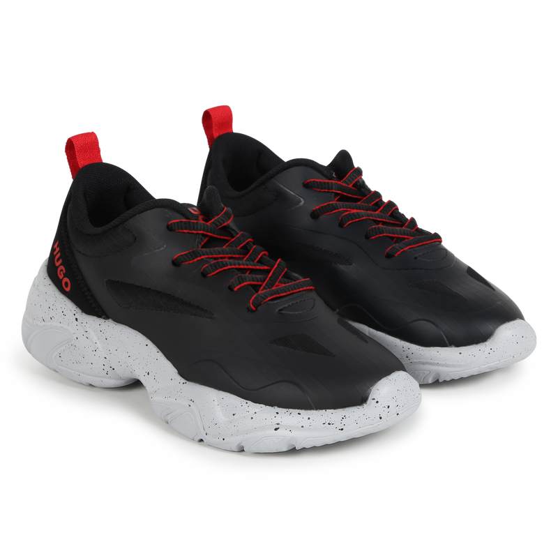 Stoffen sneakers met veters HUGO 
                        BOY