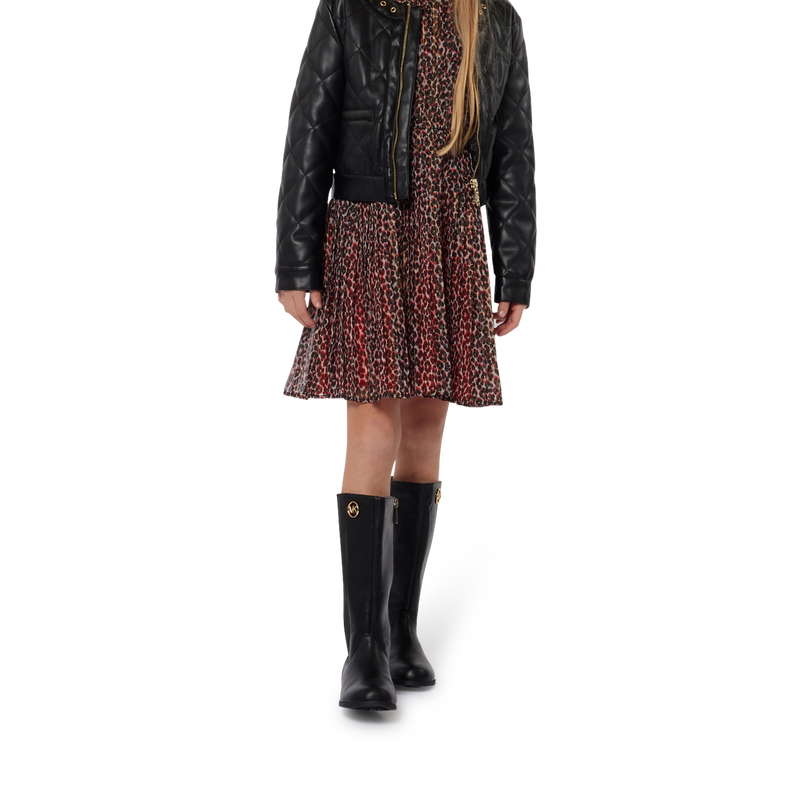 Jurk van gevoerde voile MICHAEL KORS 
                        GIRL